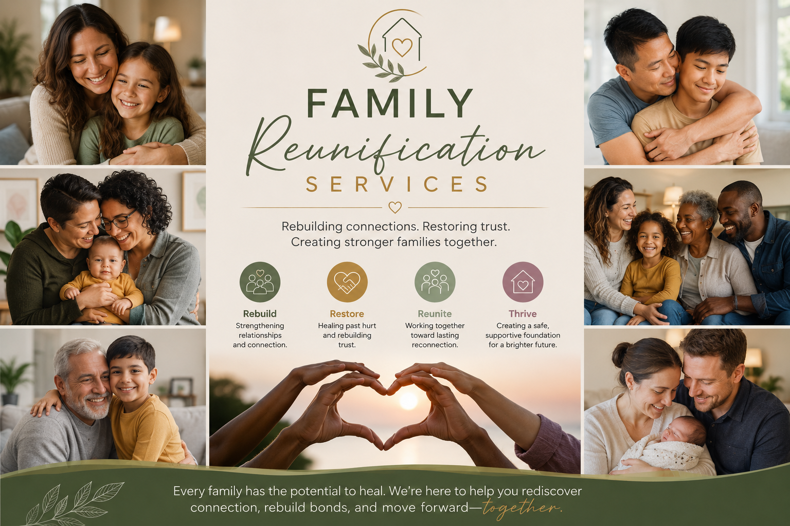Roma Therapeutic Services – Family Reunification Services Poster